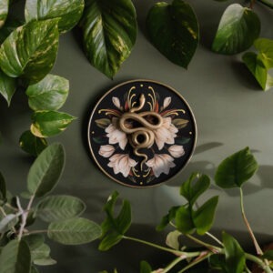 Serpent In Ivory Bloom