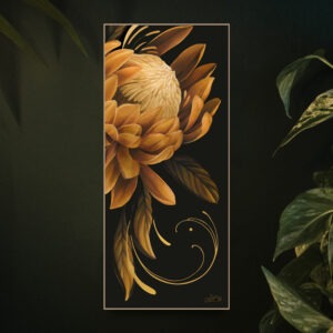 Golden Protea Print